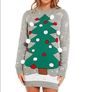 Brand New with Tags Knitted Ugly Christmas Sweater